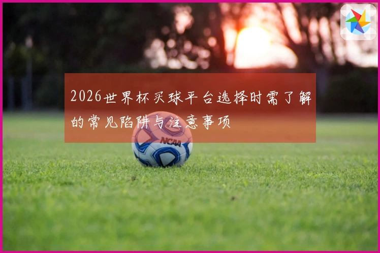 2026世界杯买球平台选择时需了解的常见陷阱与注意事项